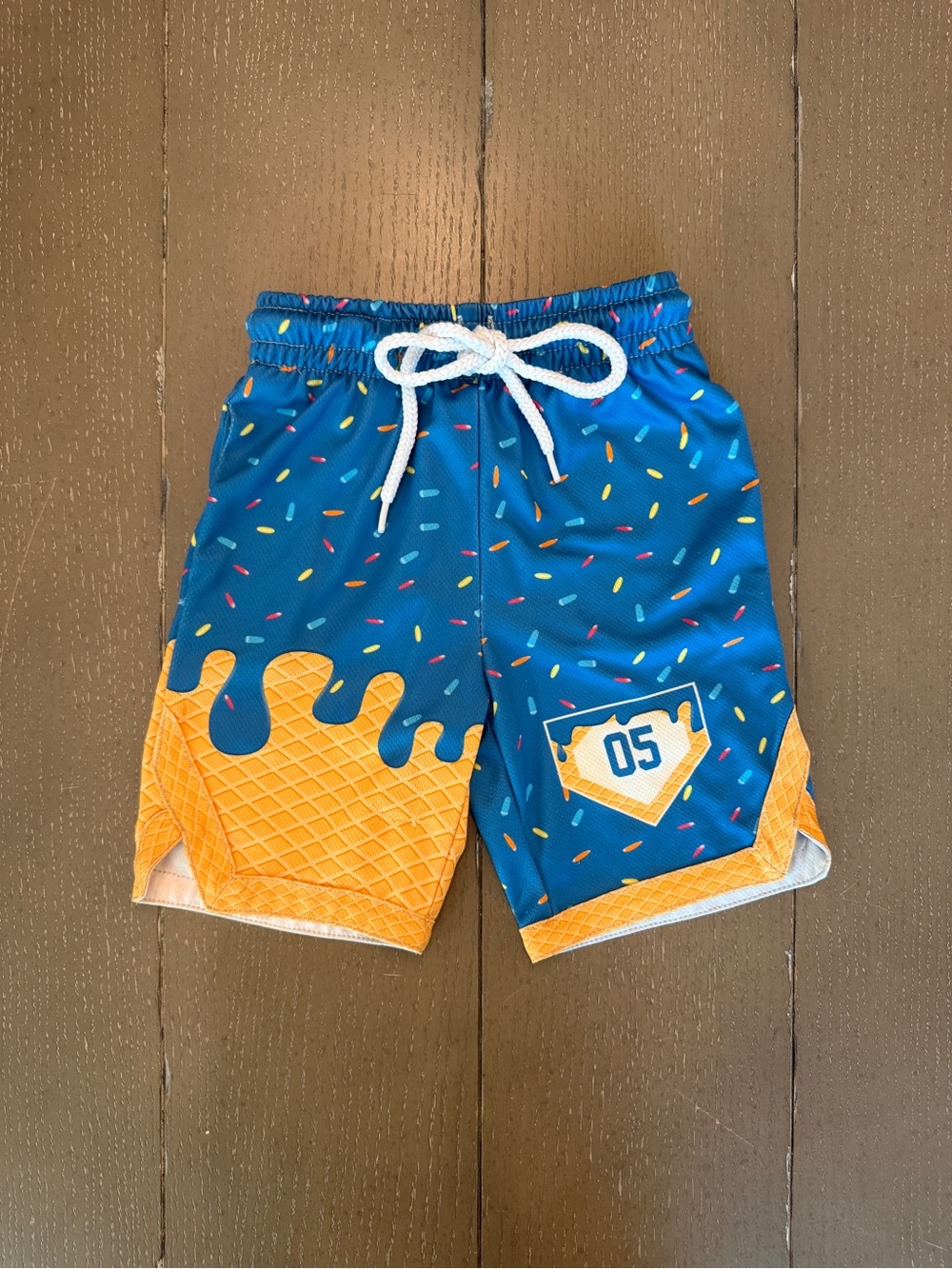 Toddler Boys Ice Cream Drip Baseball Shorts Size 3T • Etsy Custom Drip Shorts #5
